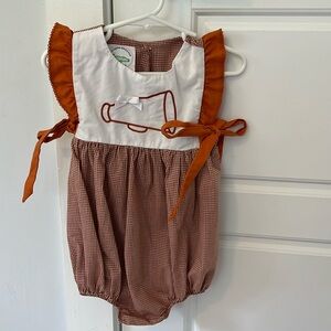 Texas Longhorn Cheer Playsuit